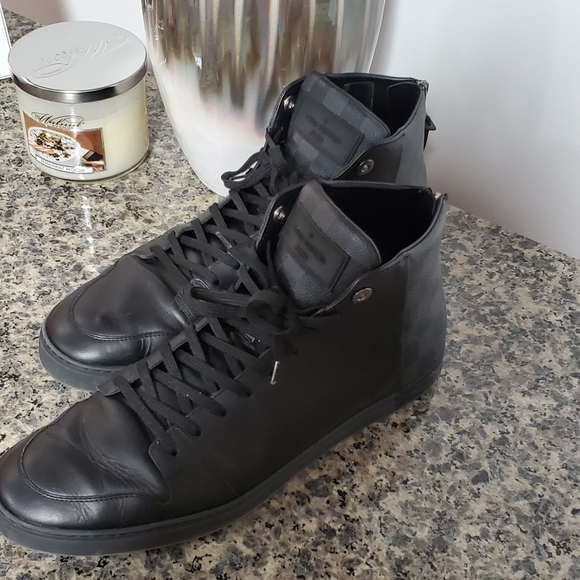 authentic LOUIS VUITTON Mens Calfskin Damier Graph - Picture 10 of 11